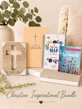 Christian Inspiration Bundle | Journals, Bible Study & Gratitude Set
